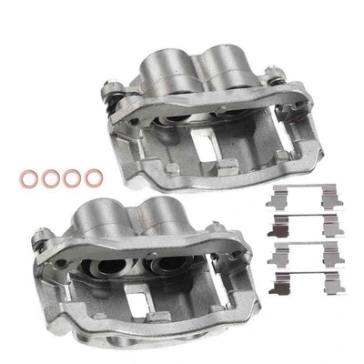 2 Pcs Rear Brake Caliper with Bracket