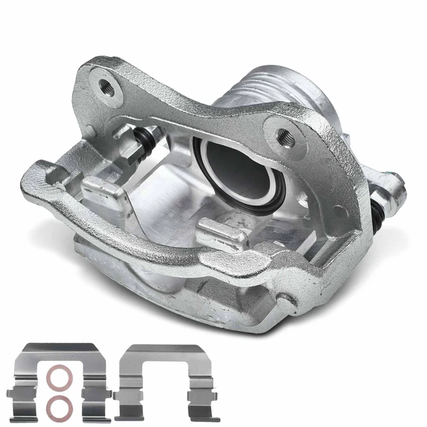 1-PC Brake Caliper, Front Left Driver Side, 1-Piston, A-Premium APBC2088