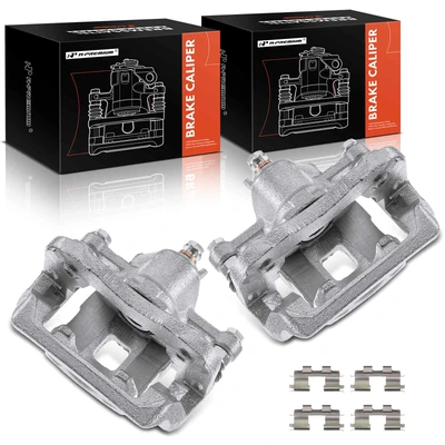 2007-2010 Hyundai Elantra 2pc Brake Caliper Rear Driver & Passenger 1-Piston A-Premium APBC1335