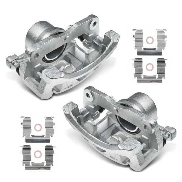 2007-2013 Suzuki SX4 2-Pc Brake Caliper Front Driver & Passenger 1-Piston A-Premium APBC2840
