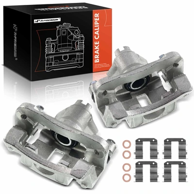 2 Pcs Rear Brake Caliper with Bracket