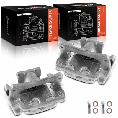 2 Pcs Rear Brake Caliper with Bracket