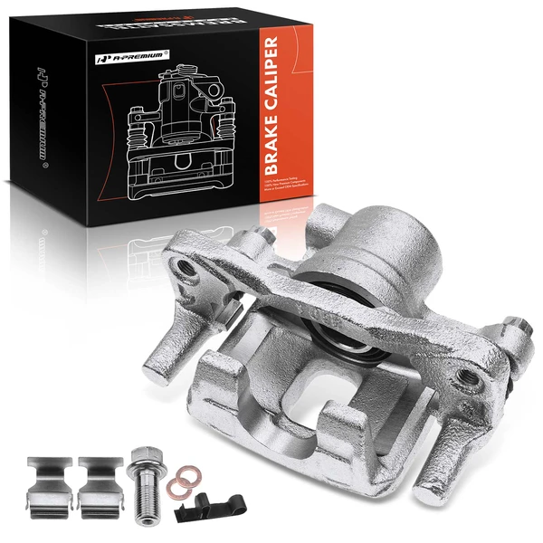 1-PC Brake Caliper, Rear Right Passenger Side, 1-Piston, A-Premium APBC3075