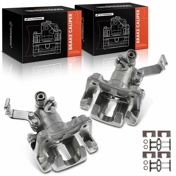 2007-2013 Suzuki SX4 2-Pc Brake Caliper Rear Driver & Passenger 1-Piston A-Premium APBC1361