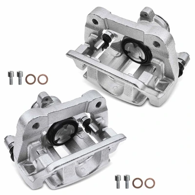 2 Pcs Rear Disc Brake Calipers with Bracket