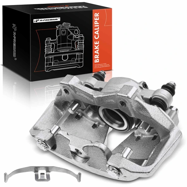 1-PC Brake Caliper, Front Left Driver Side, 1-Piston, A-Premium APBC2108