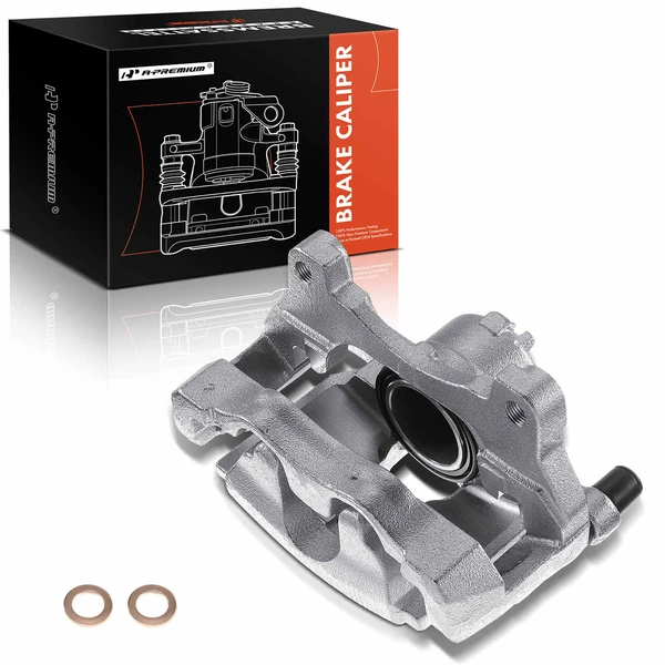 1-PC Brake Caliper, Front Left Driver Side, 1-Piston, A-Premium APBC1100