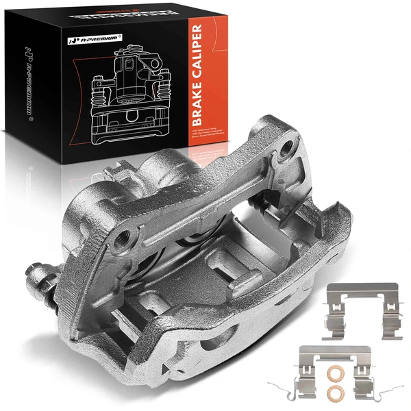 1-PC Brake Caliper, Front Right Passenger Side, 2-Piston, A-Premium APBC2111