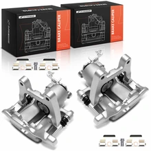 2008 Volkswagen R32 2pc Brake Caliper Rear Driver & Passenger Side 1-Piston A-Premium APBC4651