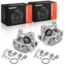 2008 Volkswagen Passat 2pc Brake Caliper Rear Driver & Passenger Side 1-Piston A-Premium APBC4712