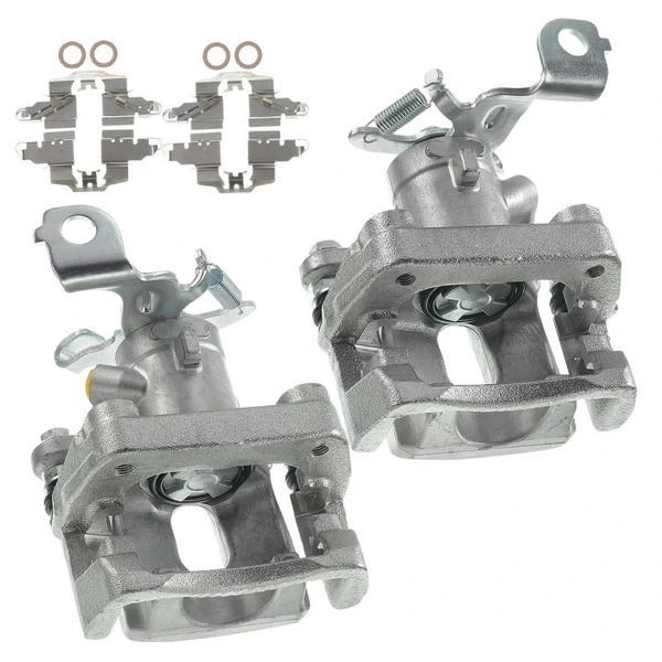 2009-2018 Toyota Corolla 2-Pc Brake Caliper Rear Driver & Passenger 1-Piston A-Premium APBC1263