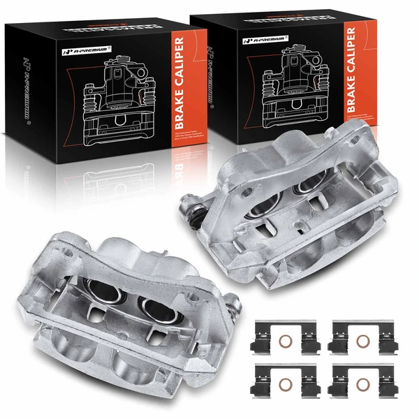 2-PC Brake Caliper, Front Driver & Passenger, 2-Piston, A-Premium APBC0769