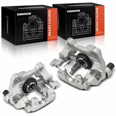 2 Pcs Rear Brake Caliper with Bracket