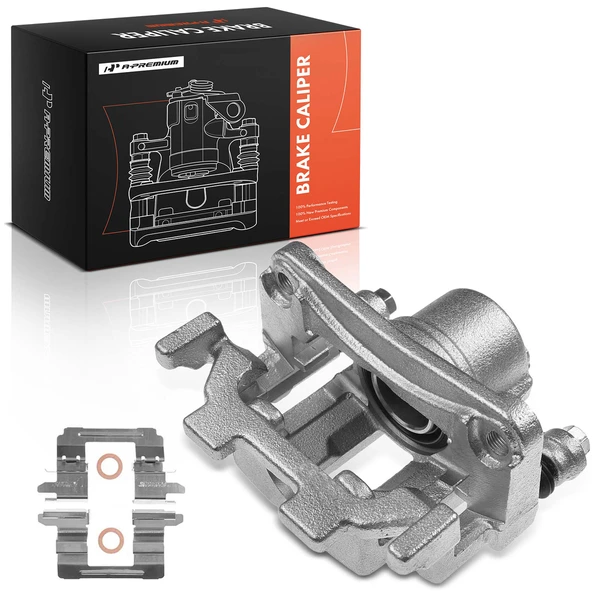 1-PC Brake Caliper, Rear Right Passenger Side, 1-Piston, A-Premium APBC2119
