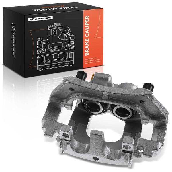 1-PC Brake Caliper, Front Right Passenger Side, 2-Piston, A-Premium APBC0860