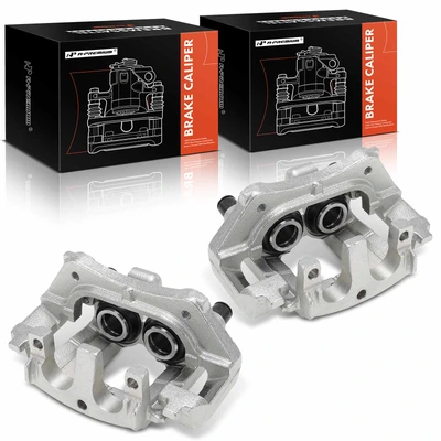 2 Pcs Front Brake Caliper with Bracket