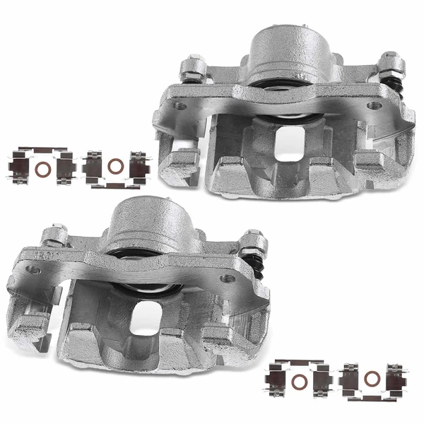 2-PC Brake Caliper, Front Driver & Passenger, 1-Piston, A-Premium APBC1362