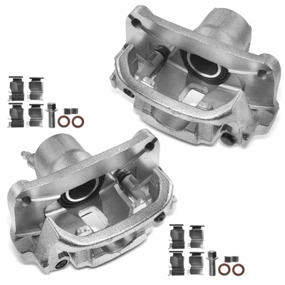 2 Pcs Rear Disc Brake Calipers with Bracket