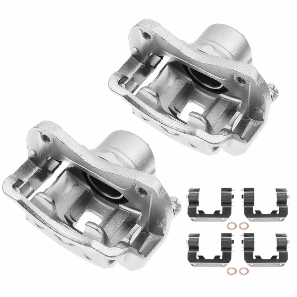 2007-2009 Kia Amanti 2-Pc Brake Caliper Front Driver & Passenger 1-Piston A-Premium APBC3294