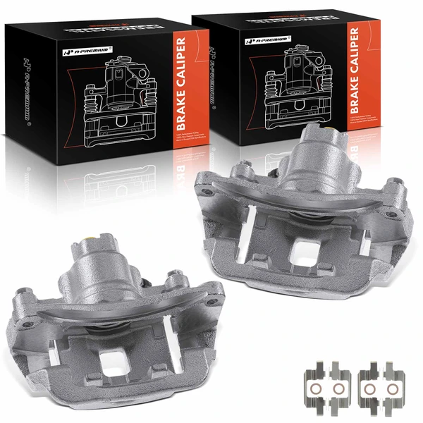 2005-2009 Subaru Legacy 2-Pc Brake Caliper Rear Driver & Passenger 1-Piston A-Premium APBC0956