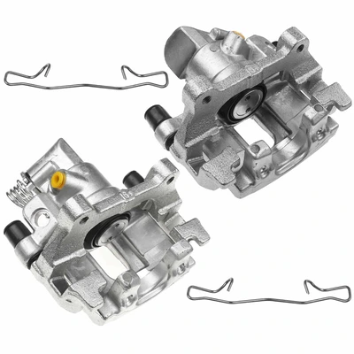 2 Pcs Rear Disc Brake Calipers with Bracket