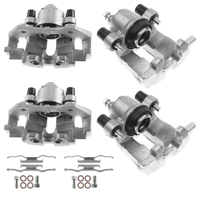 4 Pcs Front & Rear Disc Brake Calipers