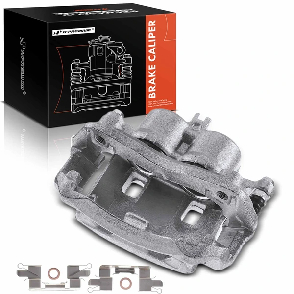 1-PC Brake Caliper, Front Right Passenger Side, 2-Piston, A-Premium APBC0937
