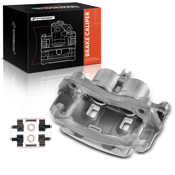 1-PC Brake Caliper, Front Left Driver Side, 2-Piston, A-Premium APBC0938