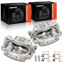 2 Pcs Front Brake Caliper with Bracket