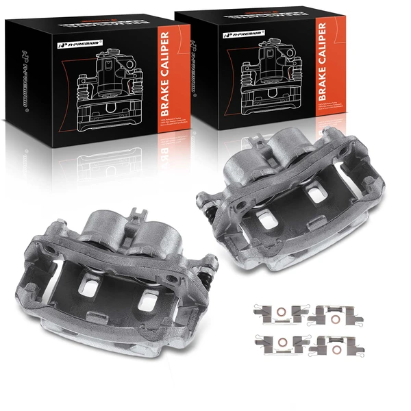 2005-2016 Nissan Frontier 2-Pc Brake Caliper Front Driver & Passenger 2-Piston A-Premium APBC0939