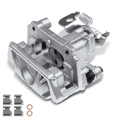 Rear Passenger Brake Caliper with Bracket