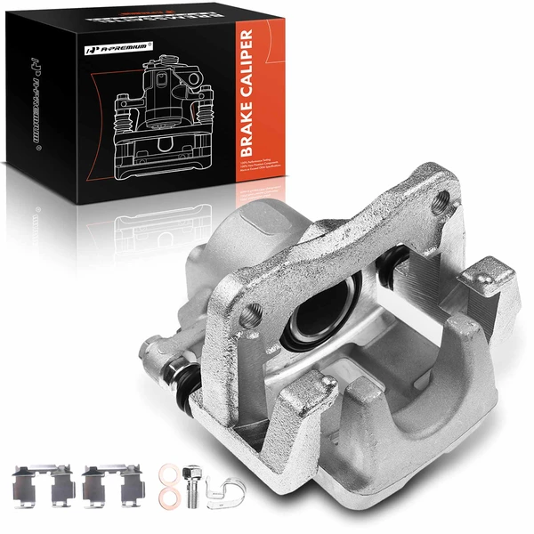 1-PC Brake Caliper, Rear Left Driver Side, 1-Piston, A-Premium APBC1282