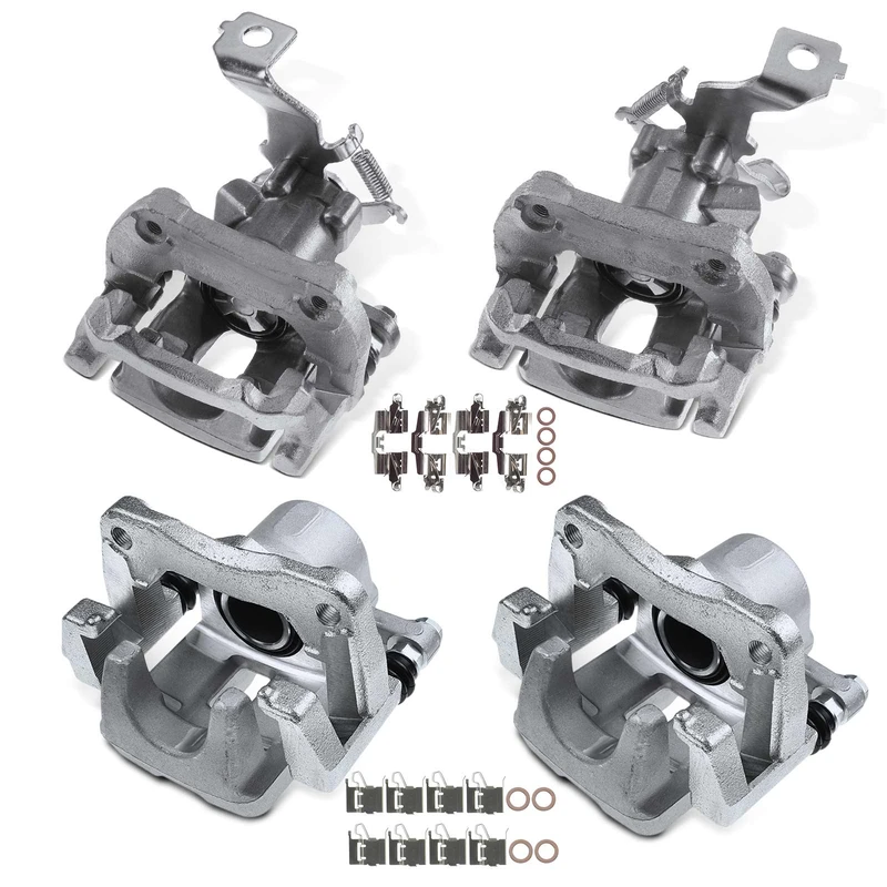 4-PC Brake Caliper, Front & Rear, 1-Piston, A-Premium APBC2466