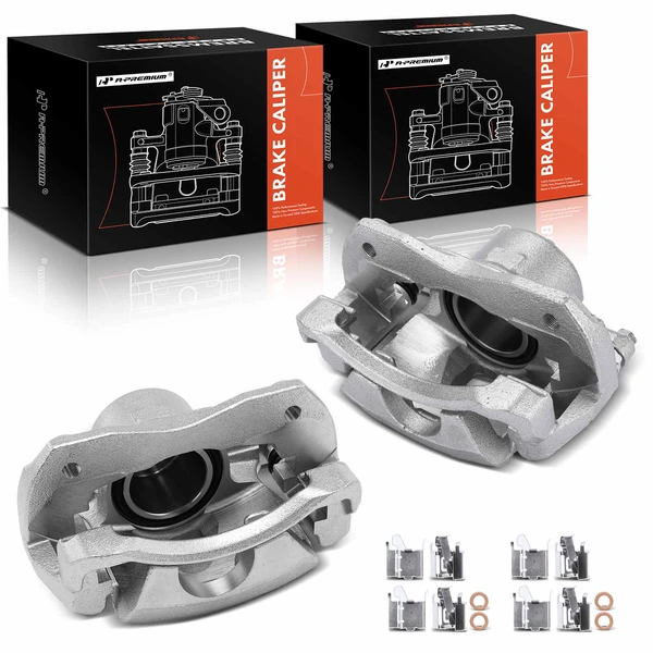 2-PC Brake Caliper, Front Driver & Passenger, 1-Piston, A-Premium APBC2060