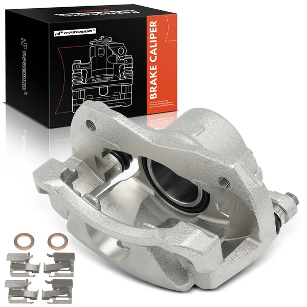 1-PC Brake Caliper, Front Right Passenger Side, 1-Piston, A-Premium APBC2061