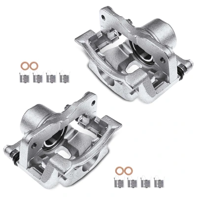 2006-2015 Toyota Yaris 2pc Brake Caliper Front Driver & Passenger 1-Piston A-Premium APBC2381