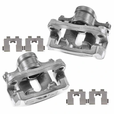 2 Pcs Rear Disc Brake Calipers with Bracket