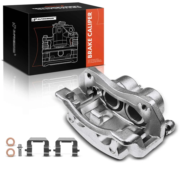 1-PC Brake Caliper, Front Right Passenger Side, 2-Piston, A-Premium APBC2062