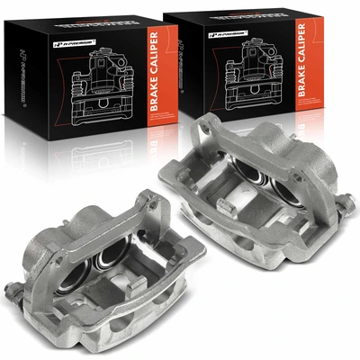 2 Pcs Front Brake Caliper with Bracket