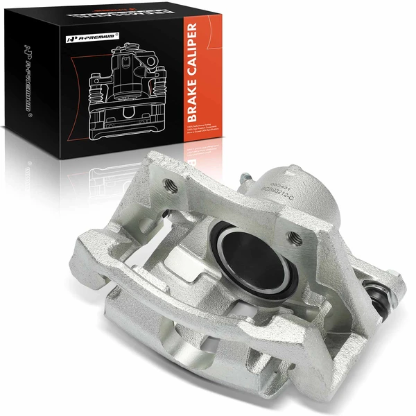 1-PC Brake Caliper, Front Left Driver Side, 1-Piston, A-Premium APBC3829