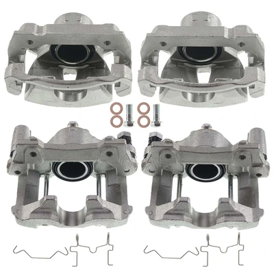 4 Pcs Front & Rear Disc Brake Calipers