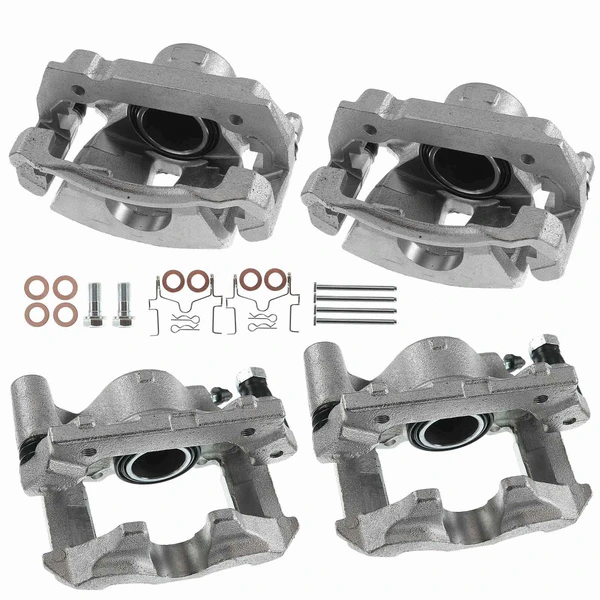 4-Pc Brake Caliper Front & Rear 1-Piston A-Premium APBC2507