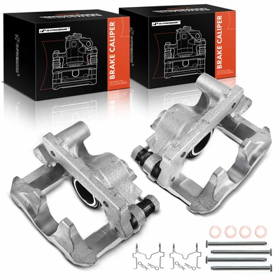 2 Pcs Rear Brake Caliper with Bracket
