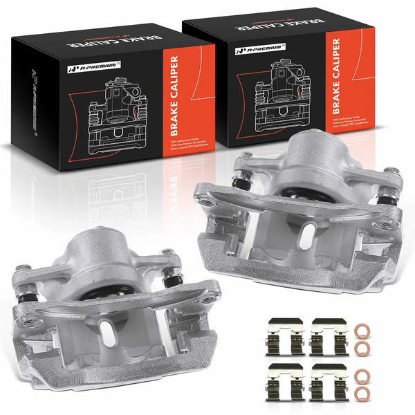 2006-2009 Subaru Legacy 2-Pc Brake Caliper Rear Driver & Passenger 1-Piston A-Premium APBC1267