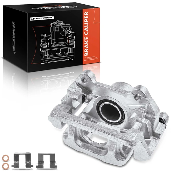 1-PC Brake Caliper, Rear Right Passenger Side, 1-Piston, A-Premium APBC2681