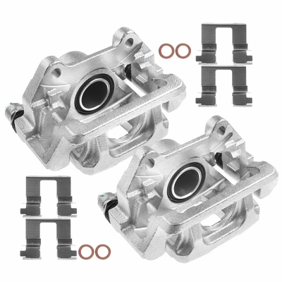 2 Pcs Rear Disc Brake Calipers with Bracket