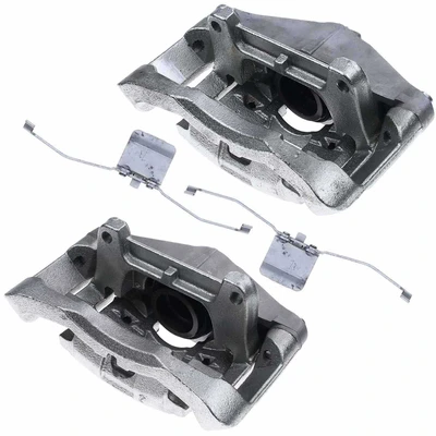 2 Pcs Front Brake Caliper with Bracket