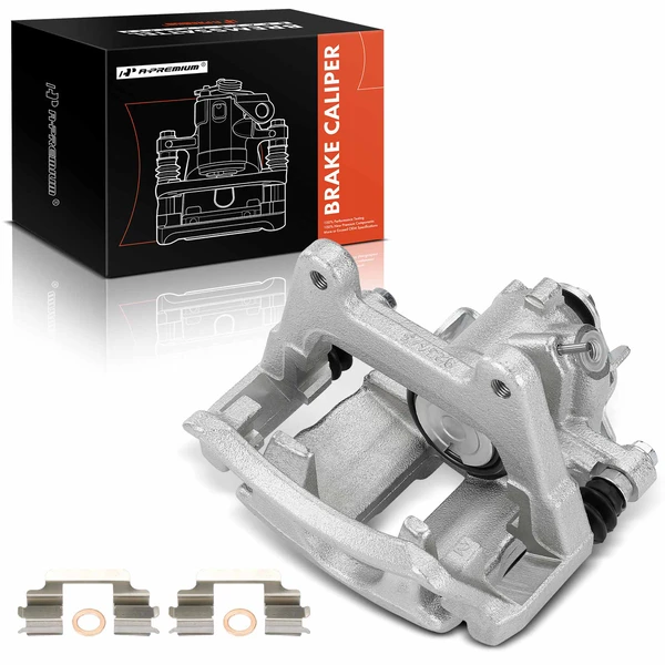 2004-2009 Audi S4 1-Pc Brake Caliper Rear Left Driver Side 1-Piston A-Premium APBC4101