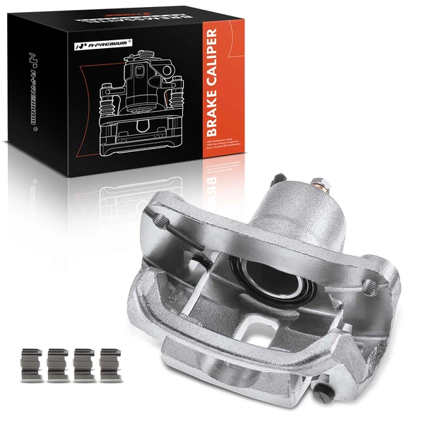 1-PC Brake Caliper, Rear Right Passenger Side, 1-Piston, A-Premium APBC0548