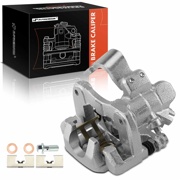 1-PC Brake Caliper, Rear Left Driver Side, 1-Piston, A-Premium APBC0400